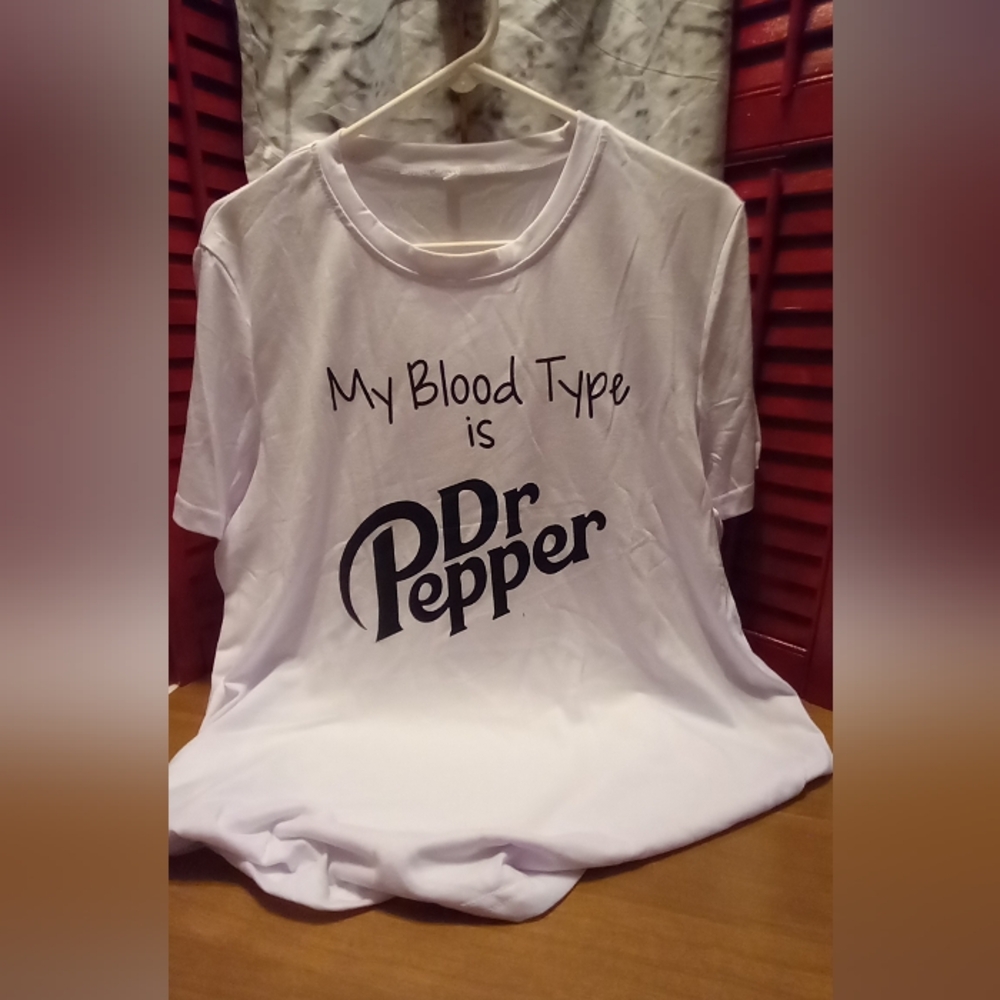 White Dr Pepper Graphic T-Shirt
